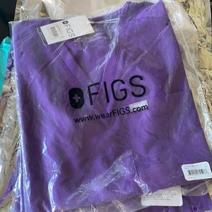 Figs scrubs top XS